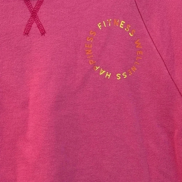 FREE PEOPLE NWT MEDITATE SWEATSHIRT CUTOUT IN RED SIZE SMALL - Picture 4 of 6